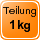 Teilung 1000 g