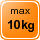 W�gebereich 10 kg