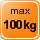 W�gebereich 100 kg