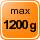 W�gebereich 1200 g