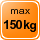 W�gebereich 150 kg