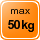 W�gebereich 50 kg