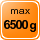 W�gebereich 6500 g