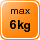 W�gebereich 6 kg
