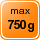 W�gebereich 750 g