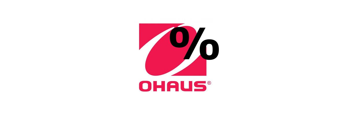 OHAUS räumt das Lager - Jetzt günstige Ladenwaage sichern! - OHAUS räumt das Lager - Jetzt günstige Ladenwaage sichern!