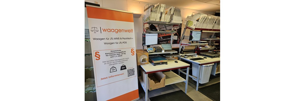 JTL auf dem Multichannel Day 2026 in Köln - mit den integrierten Versandwaagen von waagenwelt - 