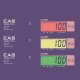 Zählwaage CAS EC2-6 mit farbigen Anzeigen (Ampelfunktion)