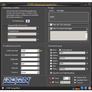 Software Kern Balance Connection 4