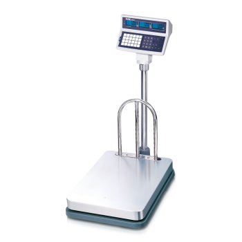 Geeichte preisrechnende Plattformwaage mit großer Plattform CAS EB-150L