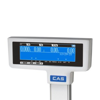 Auszeichnungs- und Etikettierwaage CAS CL5200N-P mit Hochanzeige 6 kg / 1-2 g