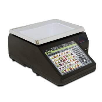 Laden- und Etikettierwaage mit TSE-Option und 8 cm Drucker Soehnle Professional K-Scale 10 RL 10" 80 15 kg / 2-5 g