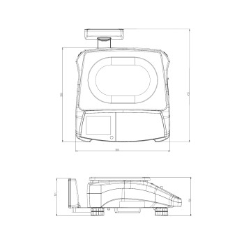 Bondruckende Ladenwaage mit TSE METTLER TOLEDO bMobile 30 kg / 5 g - 10 g