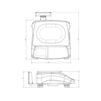 Bondruckende Ladenwaage mit TSE und Verbund METTLER TOLEDO bDrive 15 kg / 2 g - 5 g mit WLAN