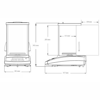 Präzisionswaage Ohaus PR Series Precision PR223