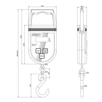 Hängewaage Kern CH 50K100