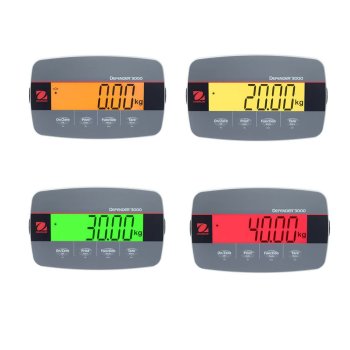 Mobile Plattformwaage mit Ampelfunktion Ohaus Defender i-D33P300B1X5 Low Profile