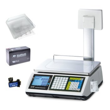 Bondruckende Ladenwaage mit TSE CAS CTT-6P