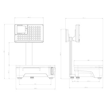Etikettierwaage mit Verbund METTLER TOLEDO bPlus-U2L-EE6D-0E0 EU