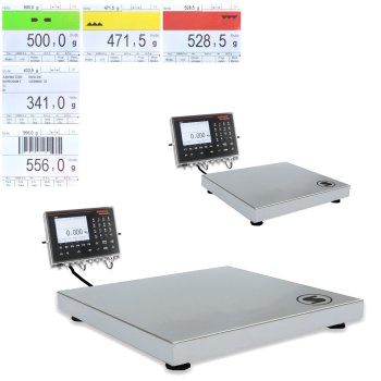 Tischwaage mit alphanumerischem...
