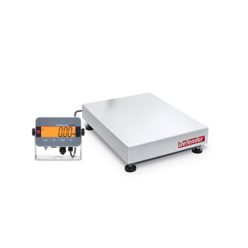 Robuste Plattformwaage mit Kabelanzeige mit Ampelfunktion Ohaus Defender i-D33XW150C1L7-EU-K