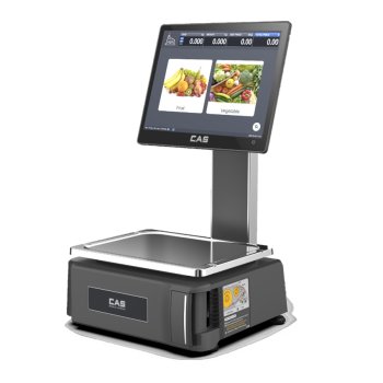 Selbstbedienungswaage mit Touch-Hochanzeige CAS CL8000-SB