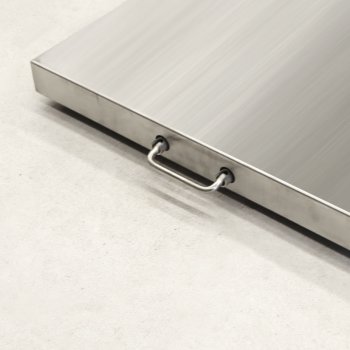 Große Tierwaage mit Transportrollen Kern EOS 300K100XL