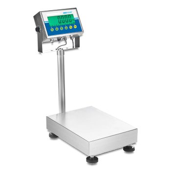 Geeichte abwaschbare Tisch- und Bodenwaage mit RS-232 Schnittstelle AE ADAM Gladiator