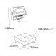 Geeichte abwaschbare Tischwaage mit RS-232 Schnittstelle AE ADAM Gladiator GGS 6M