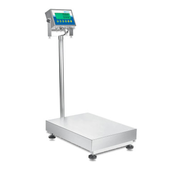 Geeichte abwaschbare Bodenwaage mit RS-232 Schnittstelle AE ADAM Gladiator GGL 300M