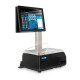 Etikettierwaage mit großem Touchscreen CAS EVO-T-20RL 30 kg / 5 - 10 g 9" Kundendisplay
