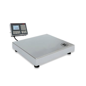 Geeichte Tischwaage mit alphanumerischem...