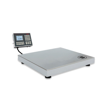 Geeichte Tischwaage mit alphanumerischem Edelstahl-Anzeigegerät und Farbdisplay Soehnle Professional 7493.05.110