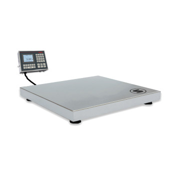 Geeichte Tischwaage mit alphanumerischem Edelstahl-Anzeigegerät und Farbdisplay Soehnle Professional 7494.17.110