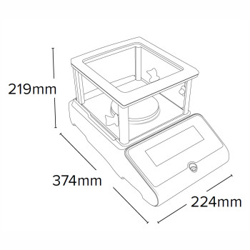 Präzisionswaage aeADAM Luna LPB 823e