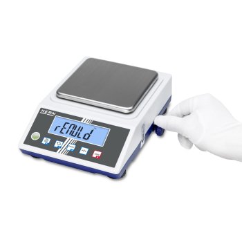 Eichfähige IoT Präzisionswaage mit Alibispeicher Kern PCJ 600-2M