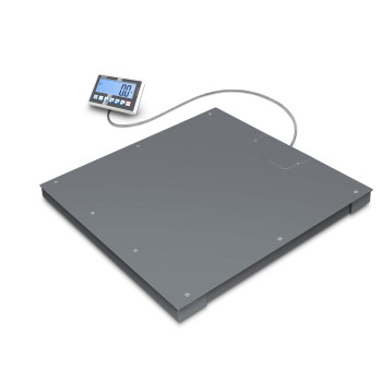 Eichfähige Bodenwaage Kern BFC 600K-1M mit verschraubter IP67 Bodenplatte 600 kg / 200 g 1500x1250 mm²