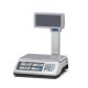 Geeichte preisrechnende Ladenwaage mit 4. Anzeige für Handtara CAS ERP-4D-6 mit XL-Plattform