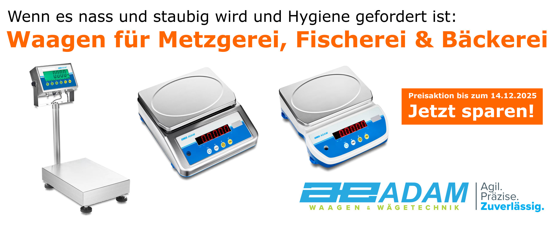 Waagen für Metzgerei, Fleischerei und Bäckerei - aeADAM