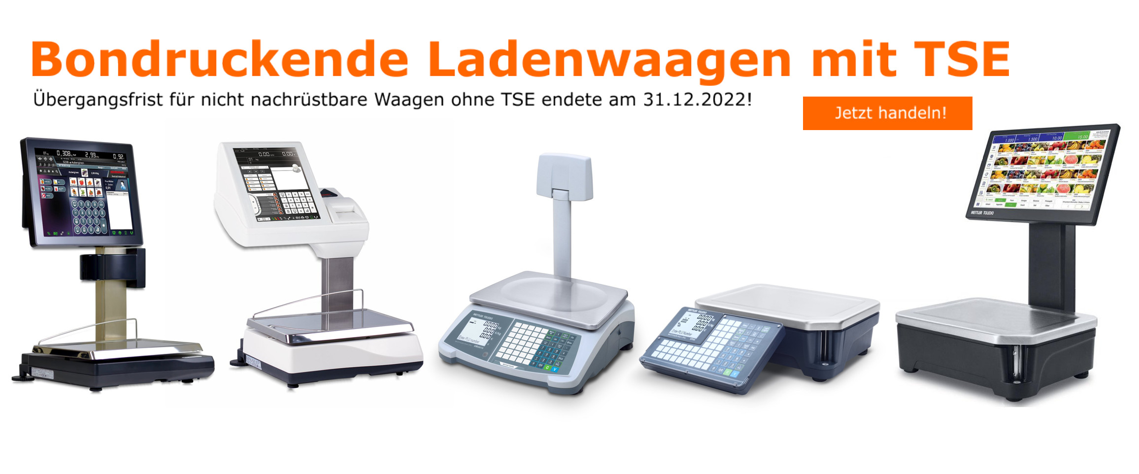 TSE-Kassenwaagen und Nachrüstlösungen